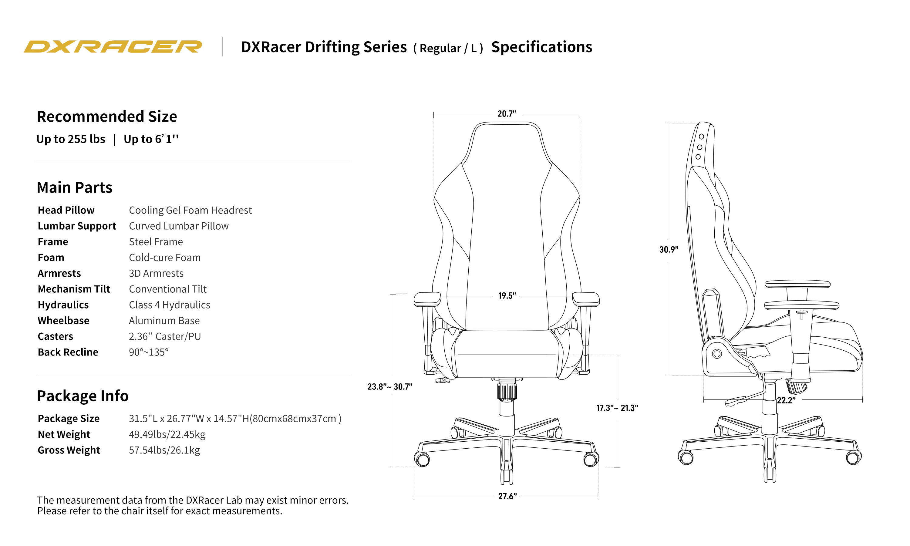 Specifications