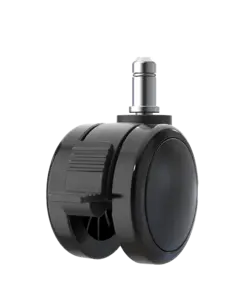 Black Caster Wheels With Brake